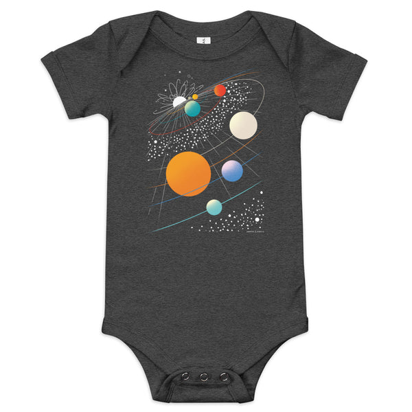 Across the Solar System Baby Bodysuit