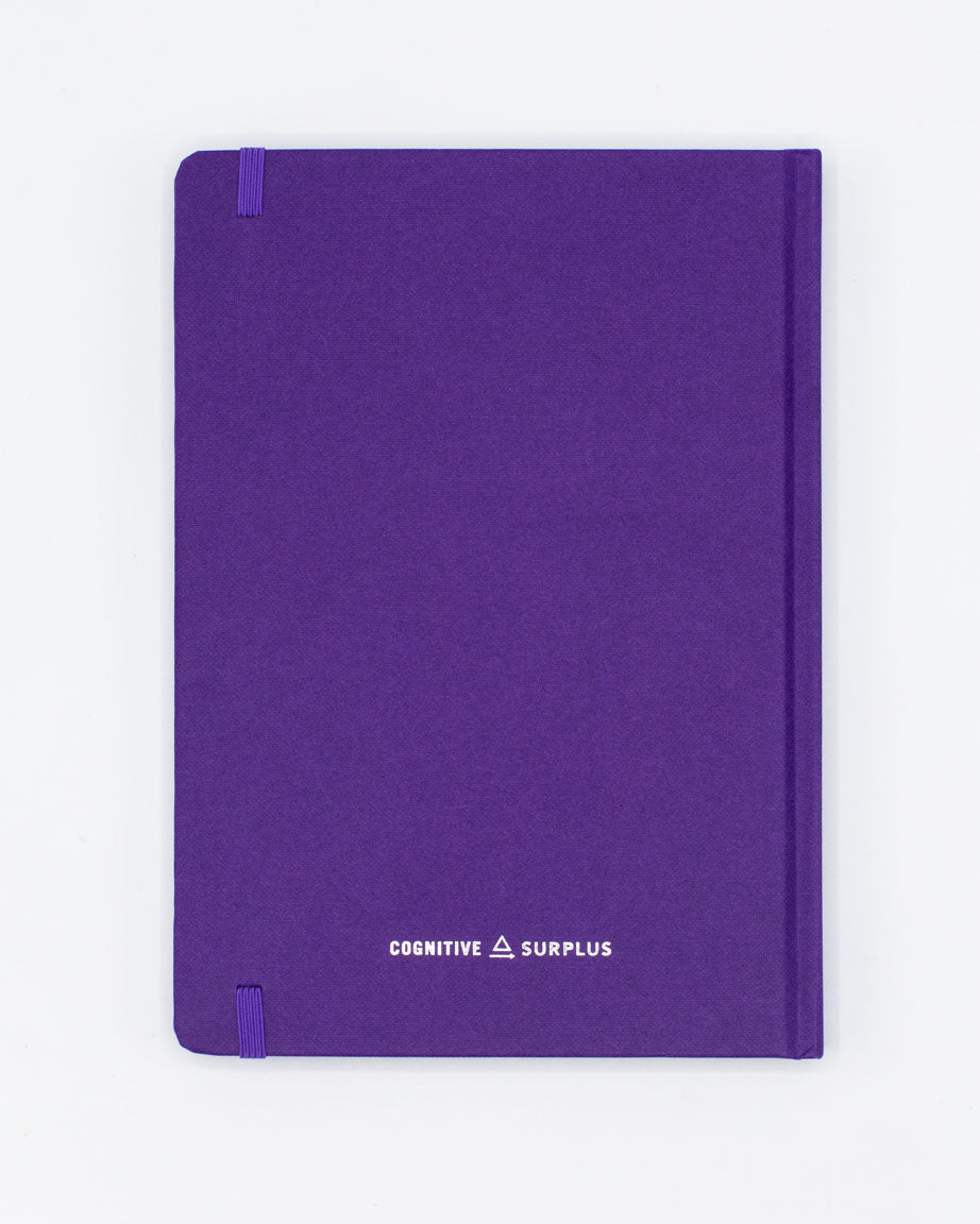 Poisonous Plants A5 Hardcover Notebook - Poison Purple