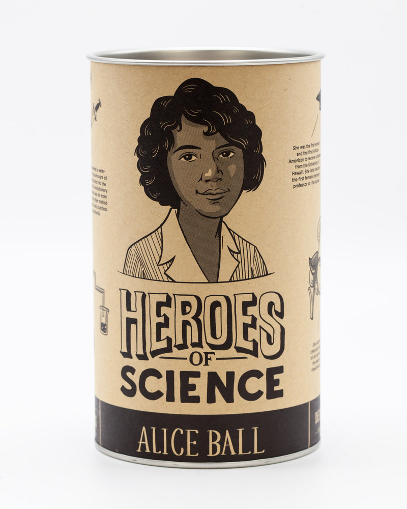 Metal-capped cardboard tube for Alice Ball pint glass by Cognitive Surplus