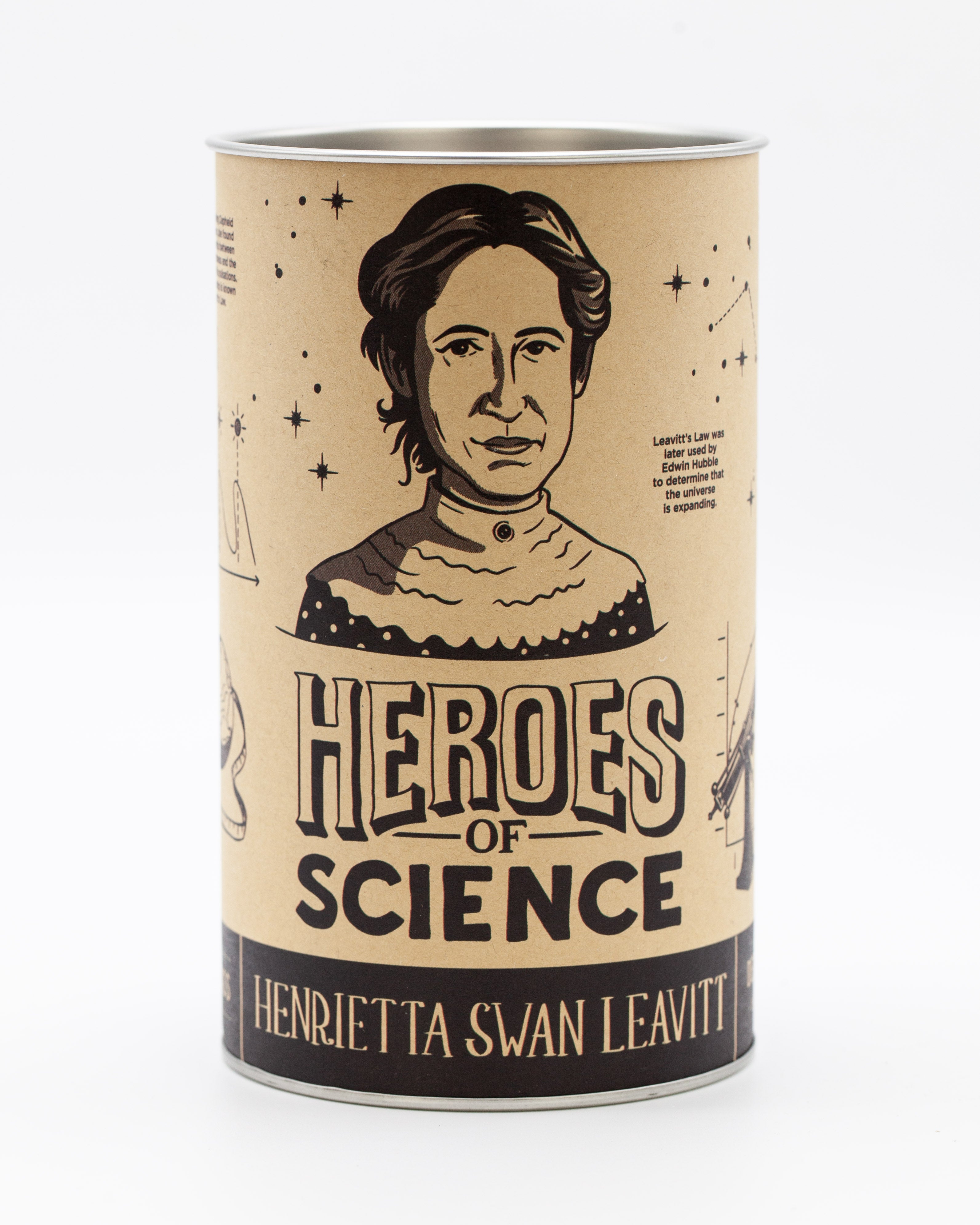 Henrietta Swan Leavitt pint glass packaging by Cognitive Surplus