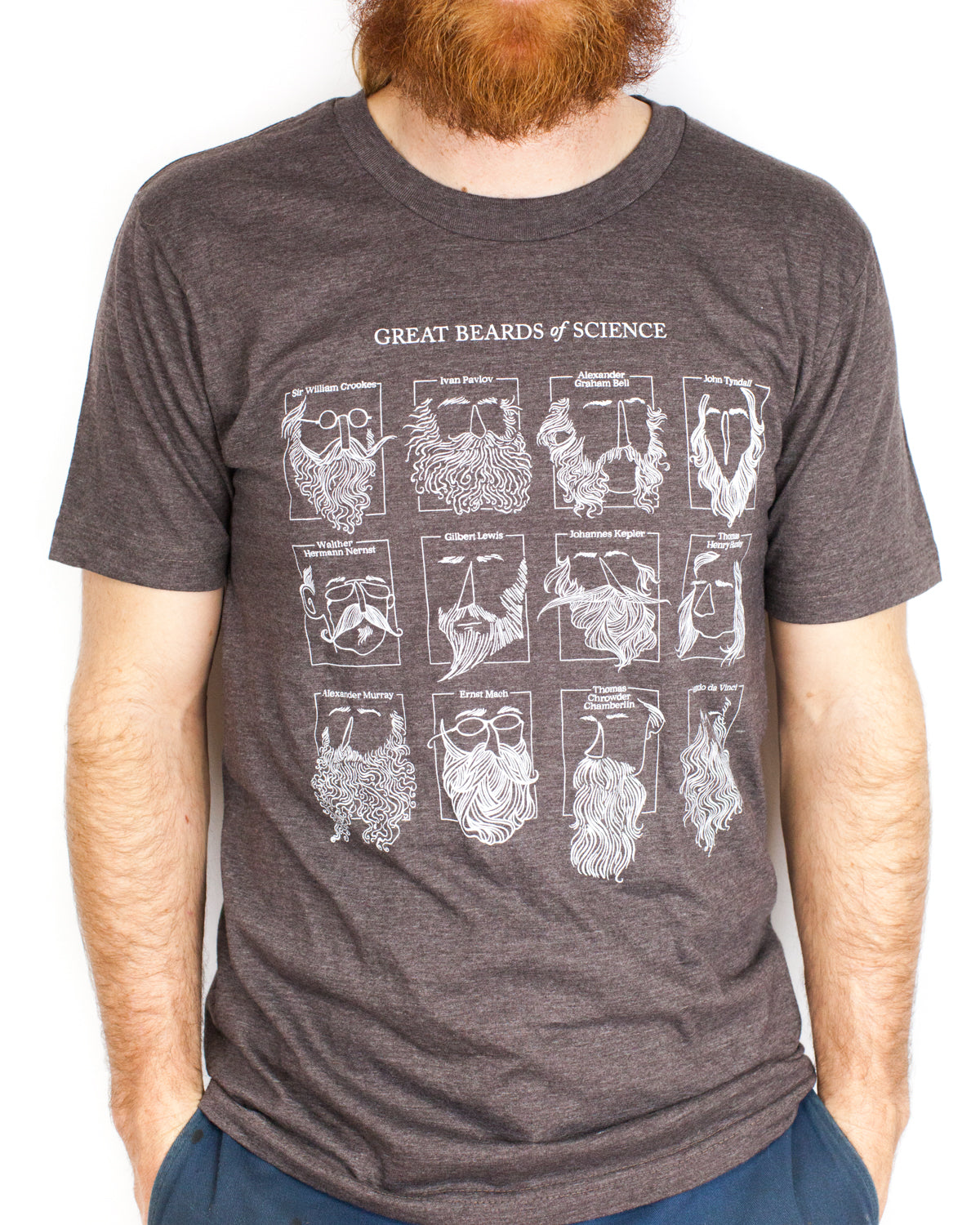 Distinguished Beards of Science Tee Shirt