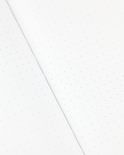112 Dot Grid pages, 80gsm weight, recycled paper, Cognitive Surplus