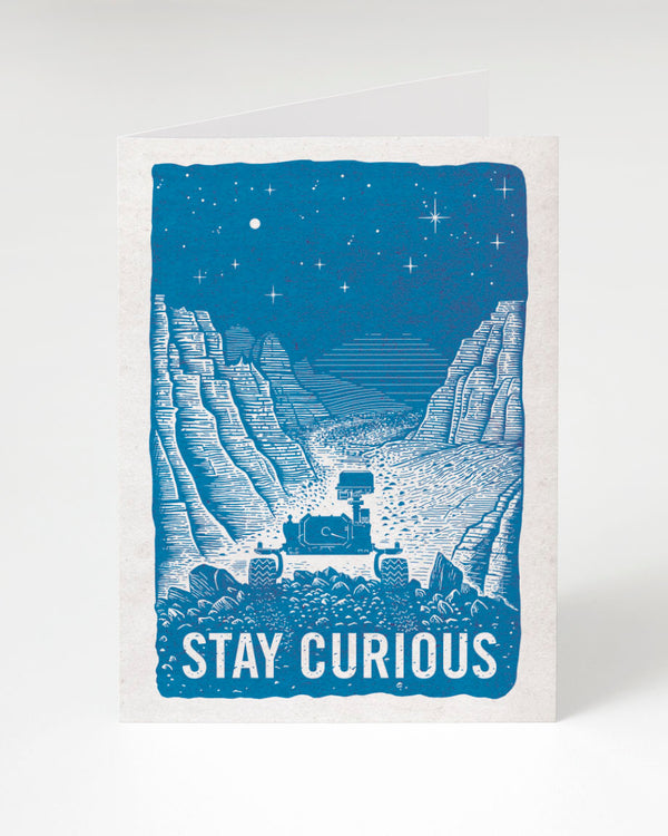 Stay Curious Greeting Card