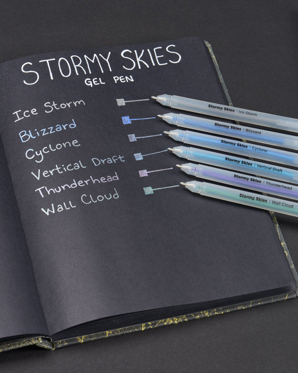Stormy Skies Metallic Gel Pens Pack