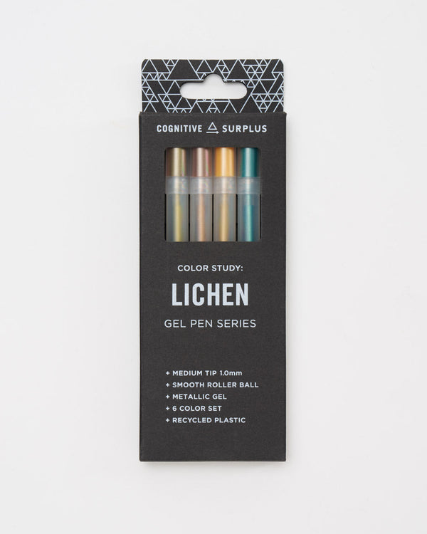 Lichen Metallic Metallic Gel Pens Pack