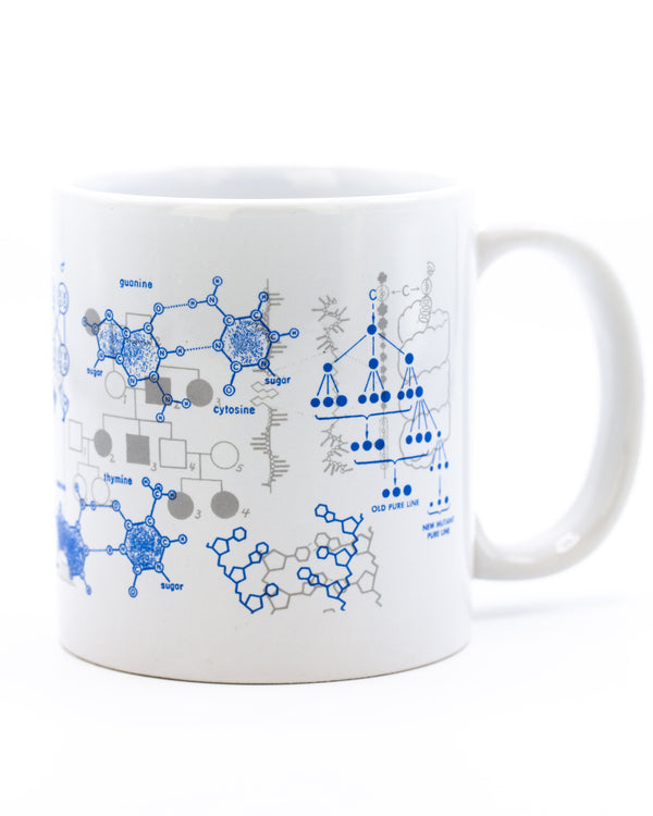 Genetics and DNA mega mug by cognitive surplus