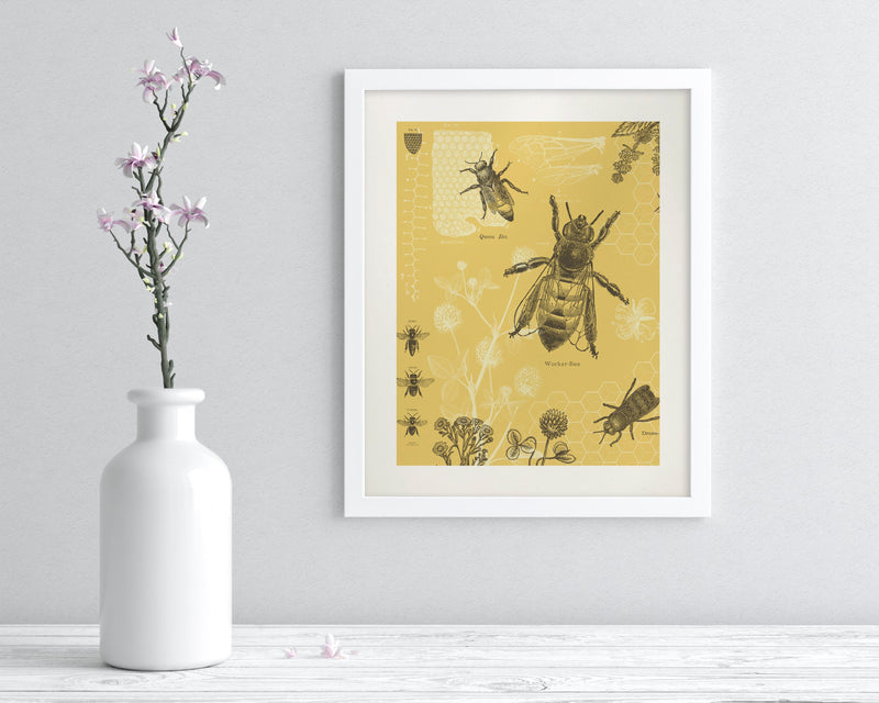 Honey Bee Museum Print