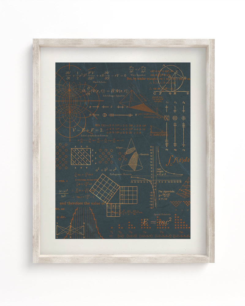Equations that Changed the World Museum Print