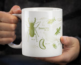 Entomology: Butterflies & Insects Mega Mug