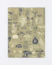 Mushrooms Softcover Notebook - Lined