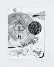 Moon Softcover Notebook - Dot Grid