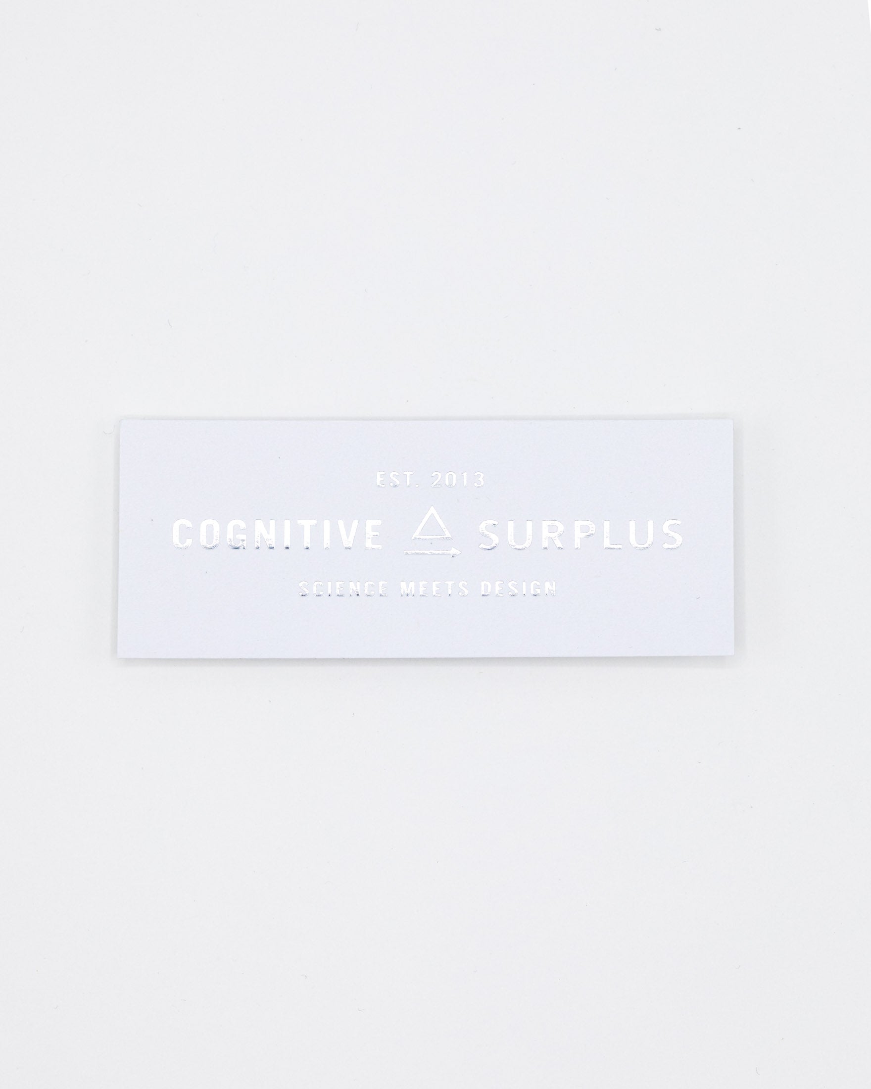 Cognitive Surplus Logo Silver Sticker