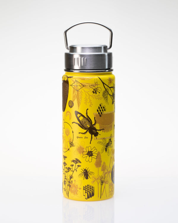 Honey Bee 18 oz Steel Bottle