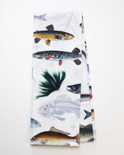 Freshwater Fish Printed Tea Towel