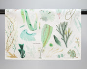 Seaweed Printed Tea Towel