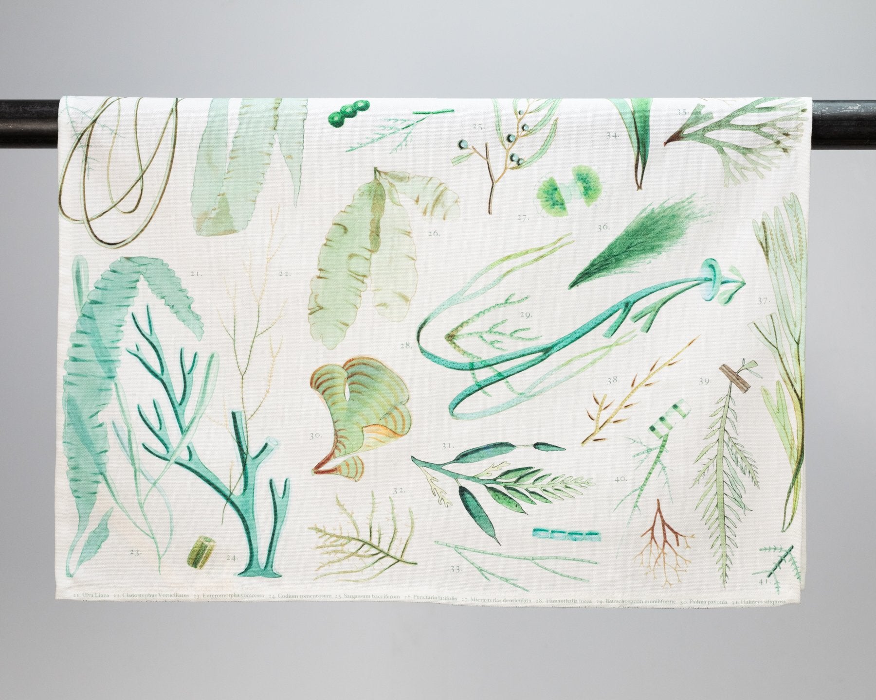 Seaweed Printed Tea Towel
