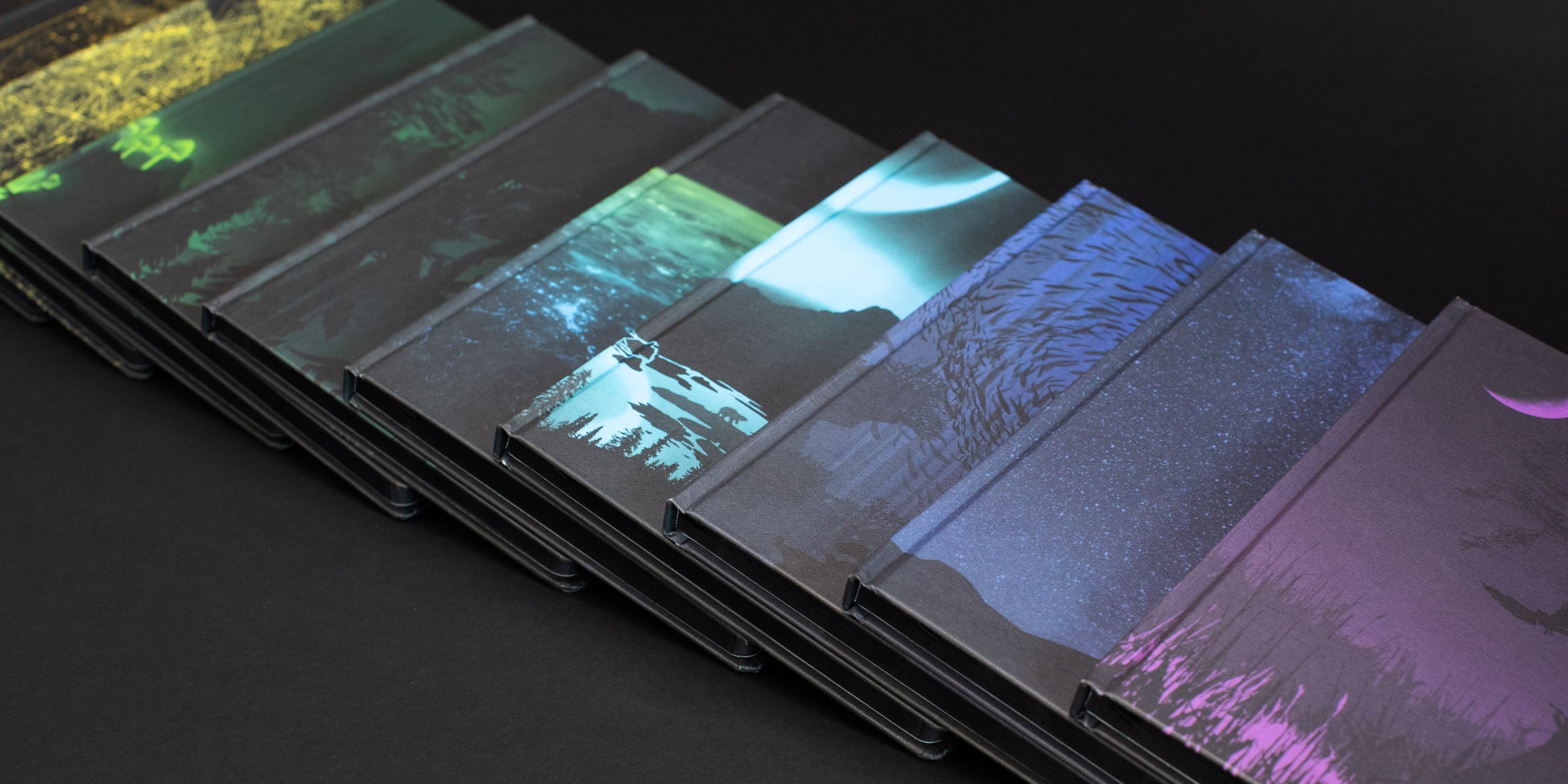 The Dark Matter: Black Paper Notebooks