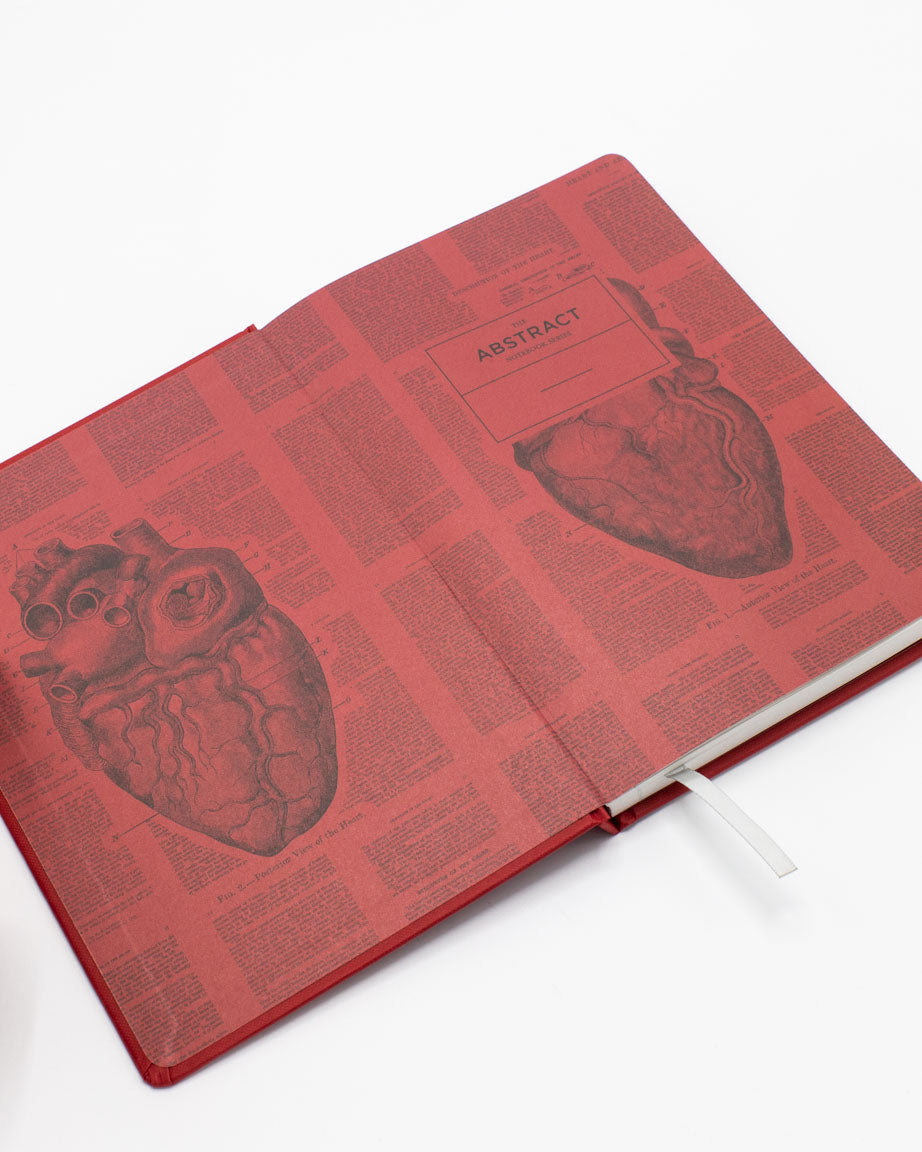 Heart A5 Hardcover - Crimson