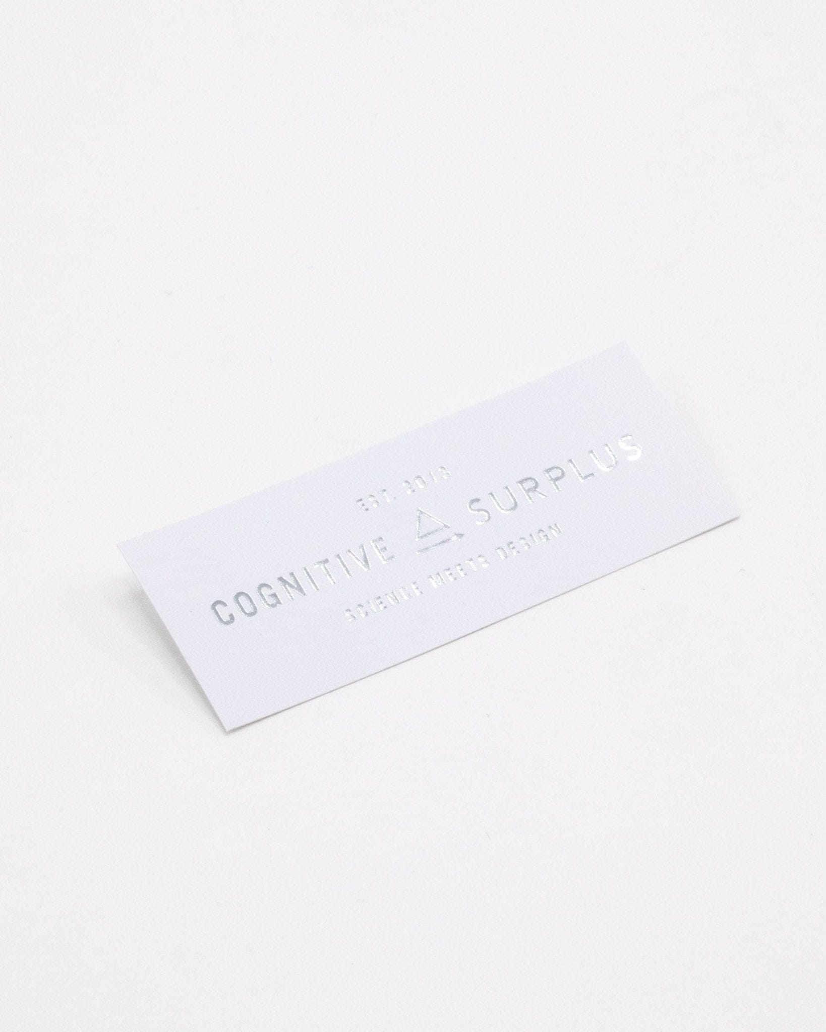 Cognitive Surplus Logo Silver Sticker Cognitive Surplus