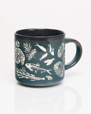 Fossils Hand Carved 15 oz Ceramic Mug