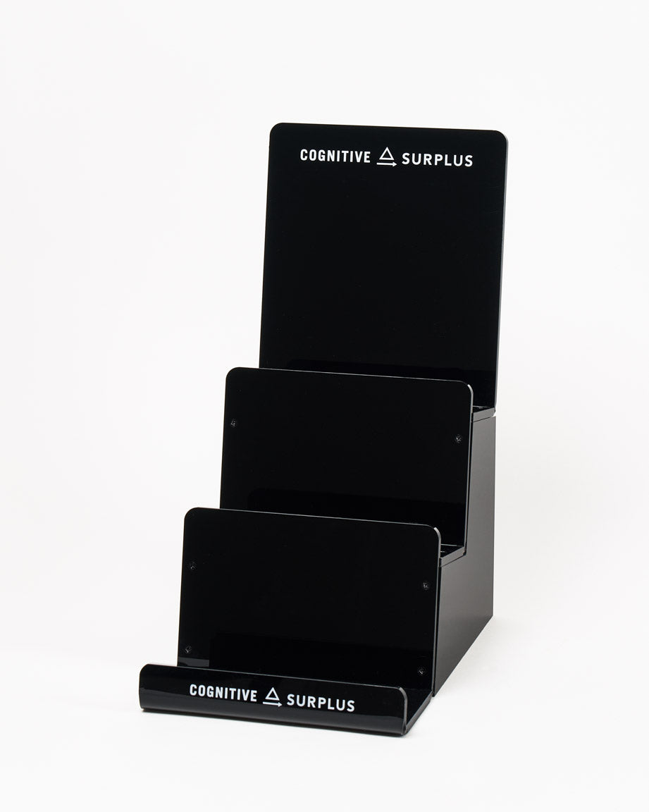 Stationery and Accessories Stepped Counter Display