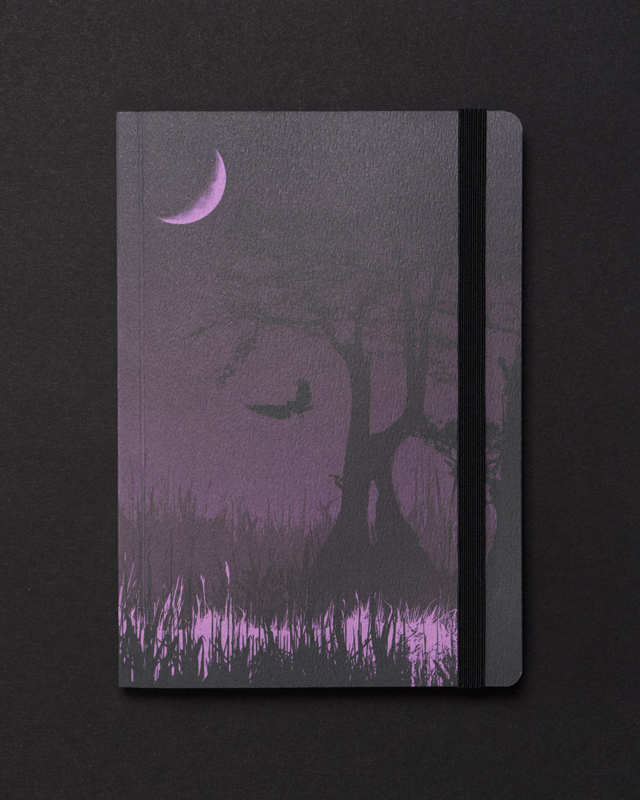Midnight Swamp Dark Analysis A5 Softcover Notebook