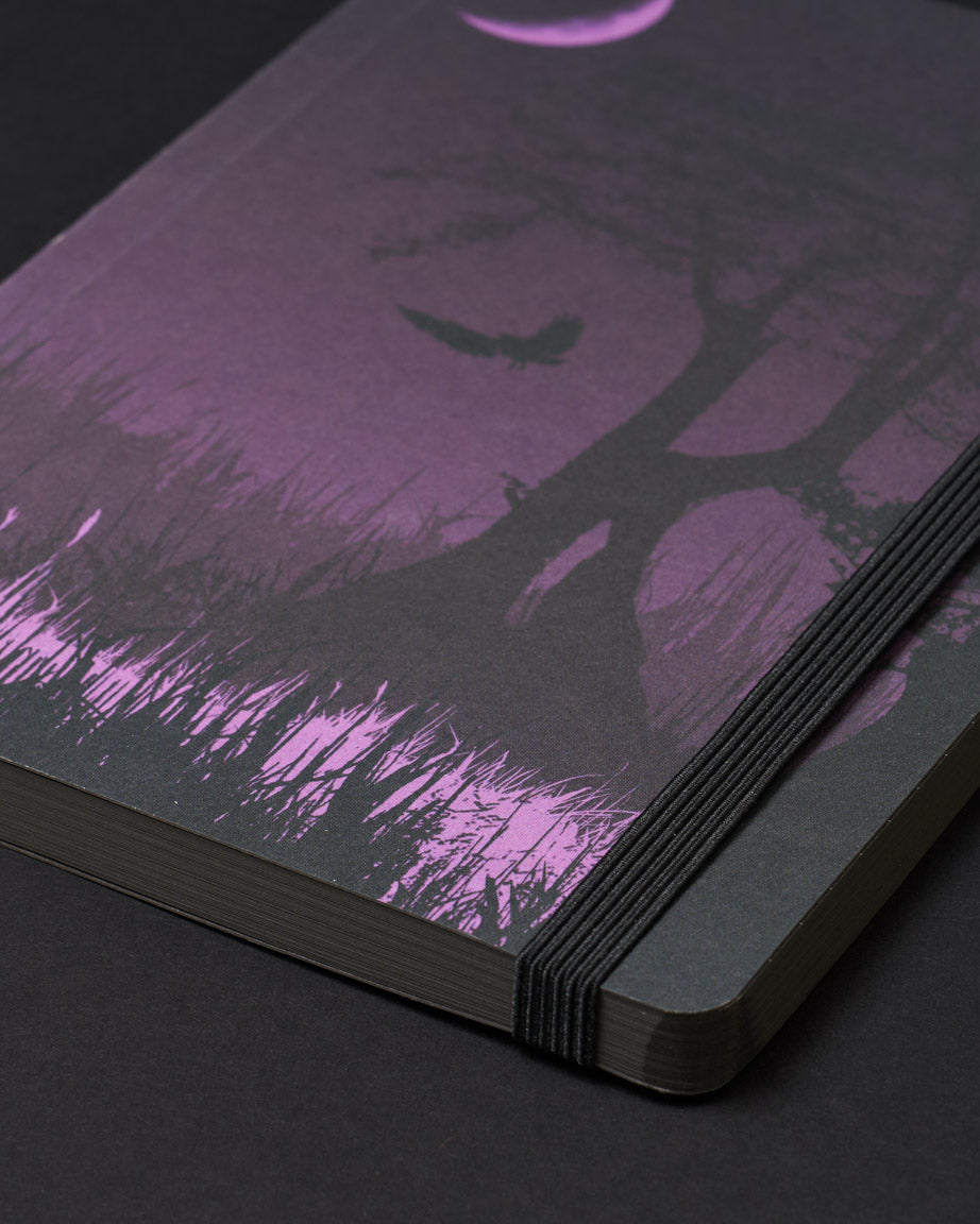 Midnight Swamp Dark Analysis A5 Softcover Notebook