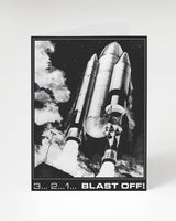 Rocket Launch Greeting Card