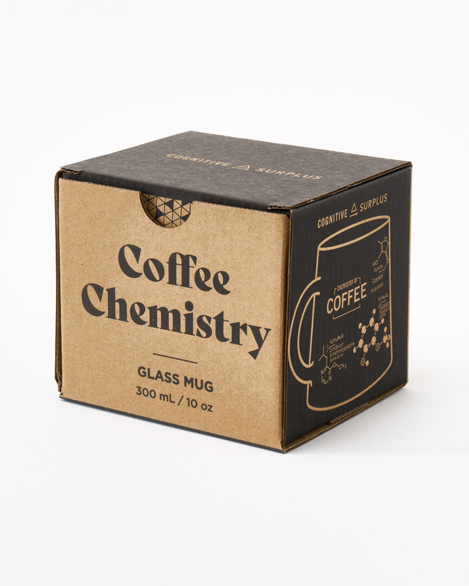 Coffee Chemistry 10 oz Glass Mug