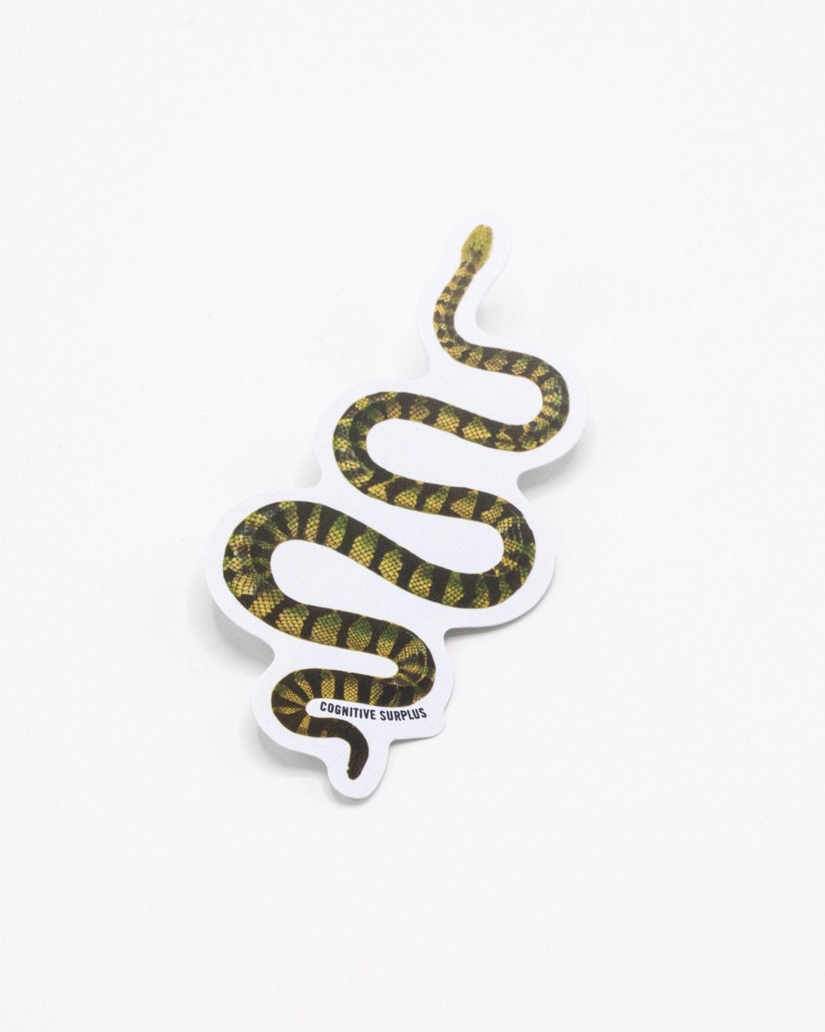 Green Snake Sticker Cognitive Surplus