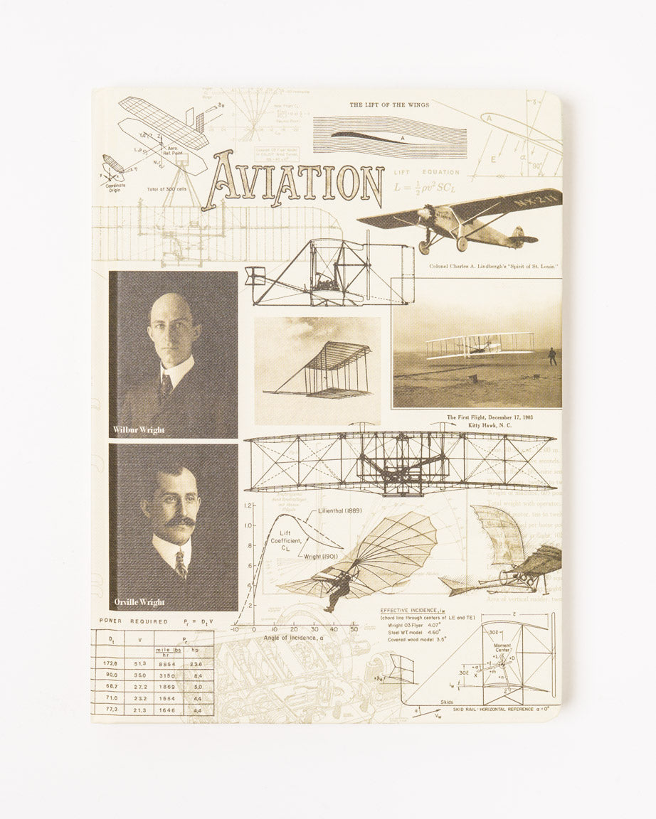 Aviation Science Hardcover Notebook - Dot Grid
