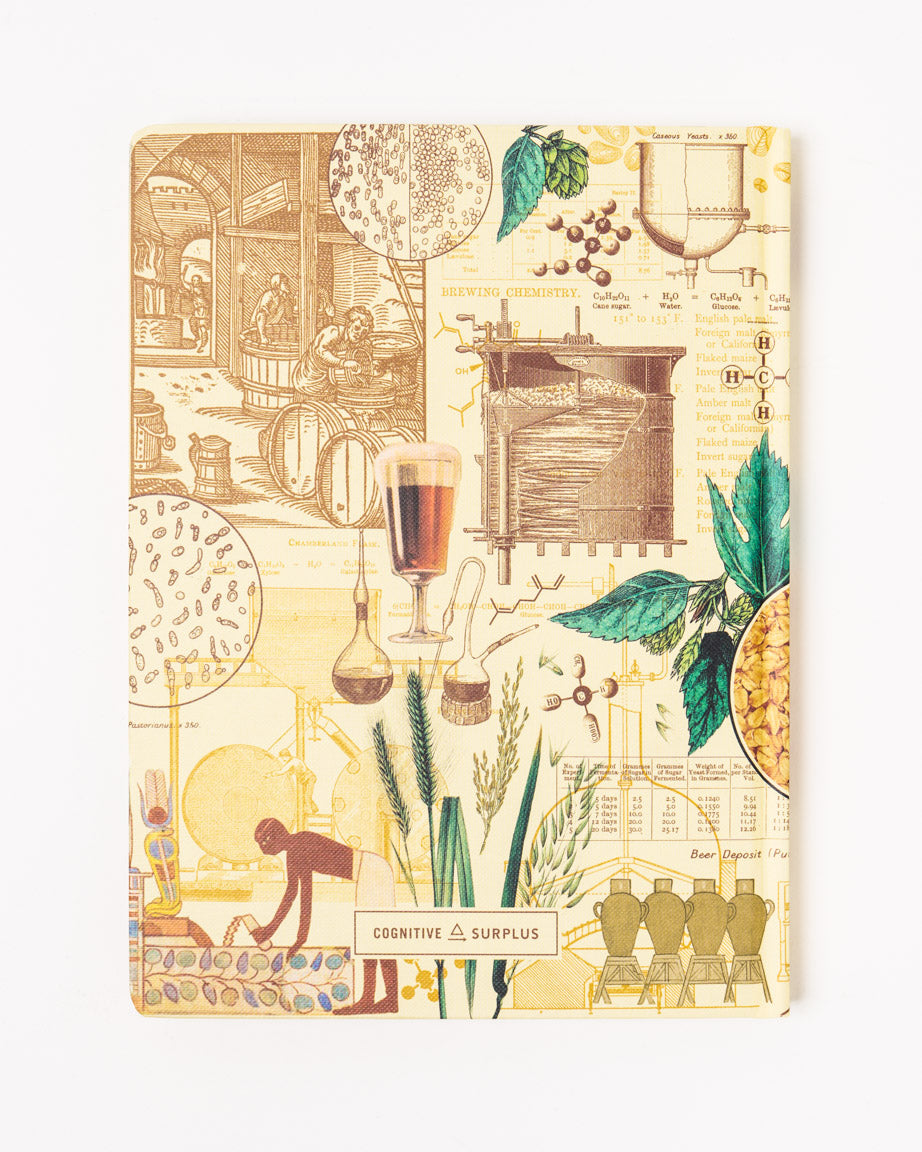 Beer Brewing Science Hardcover Notebook - Dot Grid