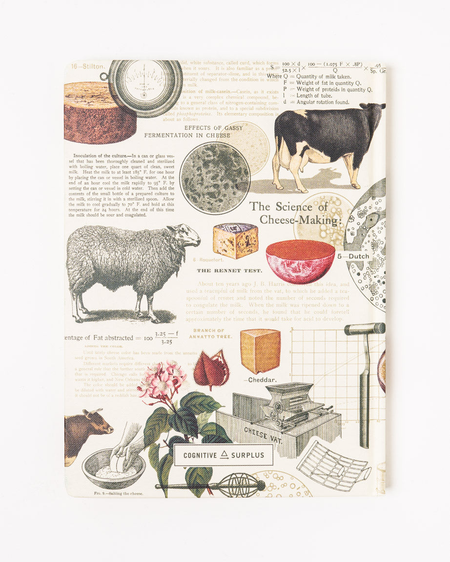 Cheesemaking Science Hardcover Notebook - Dot Grid