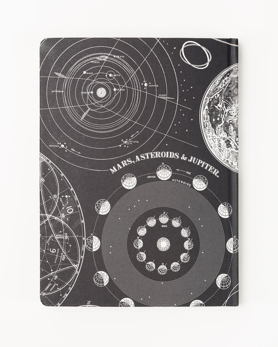 The Moon Hardcover Notebook - Lined/Grid
