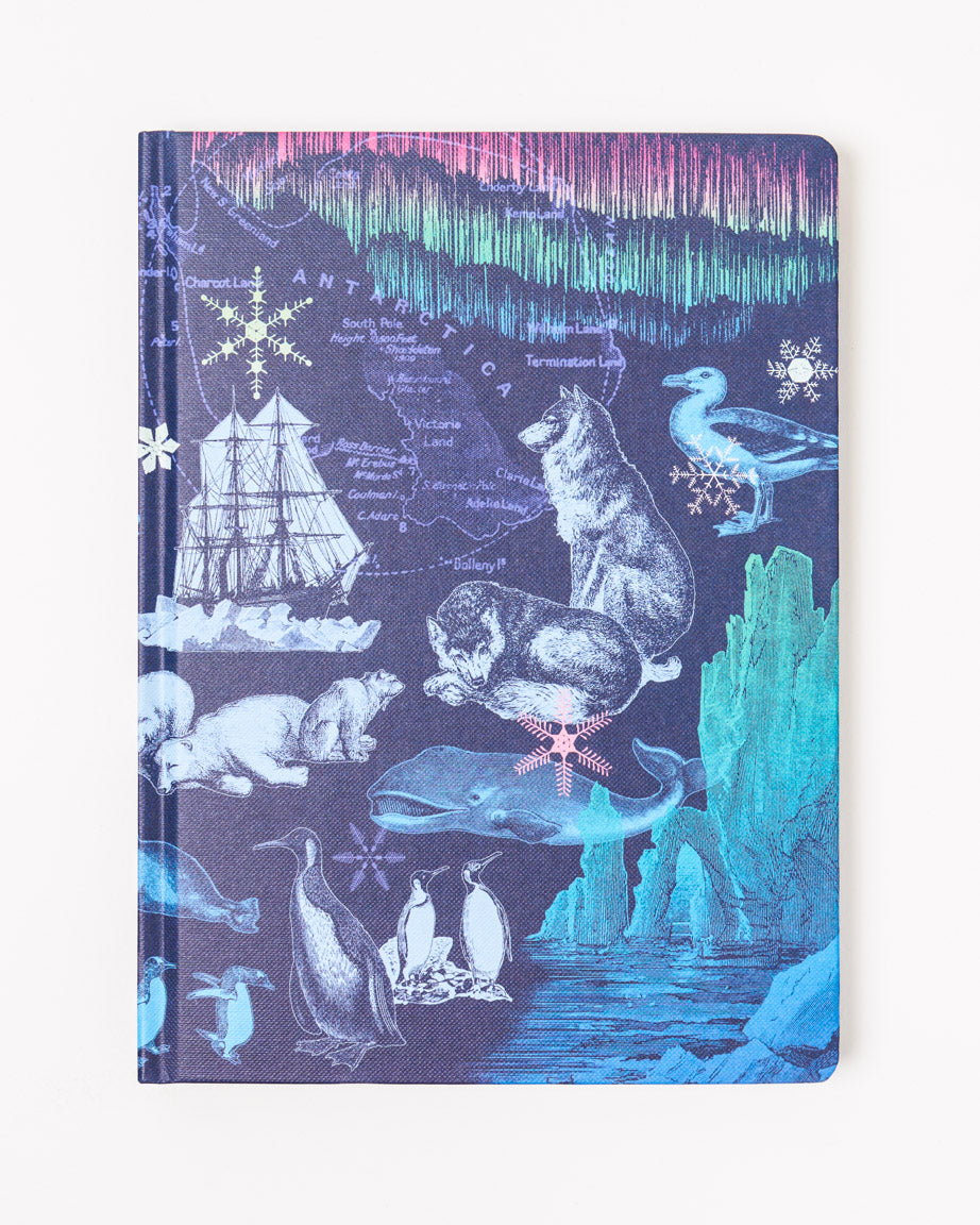 Polar Region Hardcover Notebook - Dot Grid