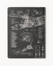 Rocketry Hardcover Notebook - Dot Grid