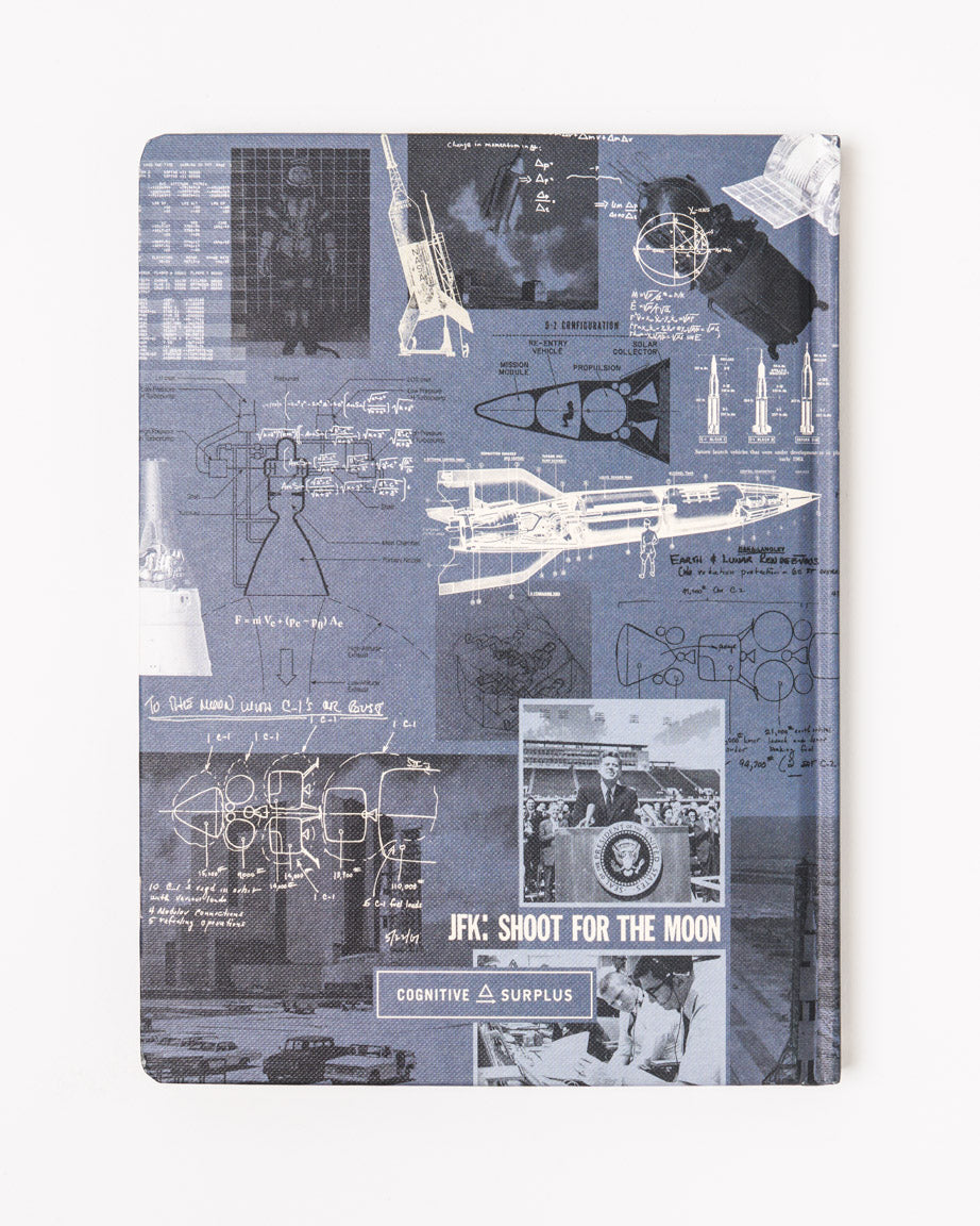 Space Race Hardcover Notebook - Dot Grid