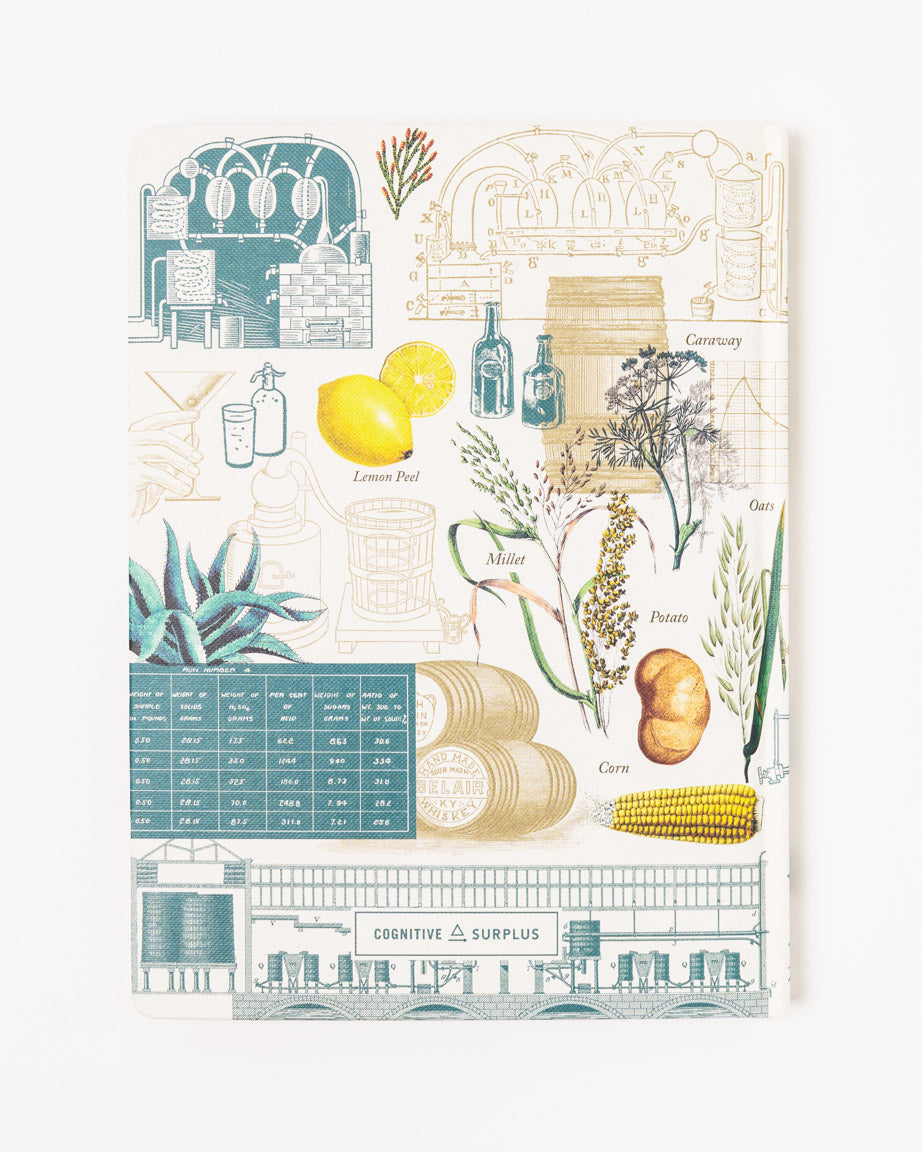 Distilling Spirits Science Hardcover Notebook - Dot Grid