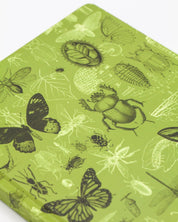 Insects Butterflies & Beetles Hardcover Notebook - Dot Grid