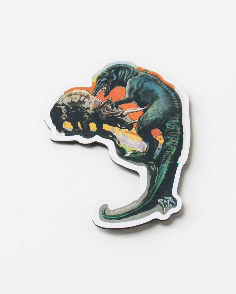 Dinosaur Fight Magnet