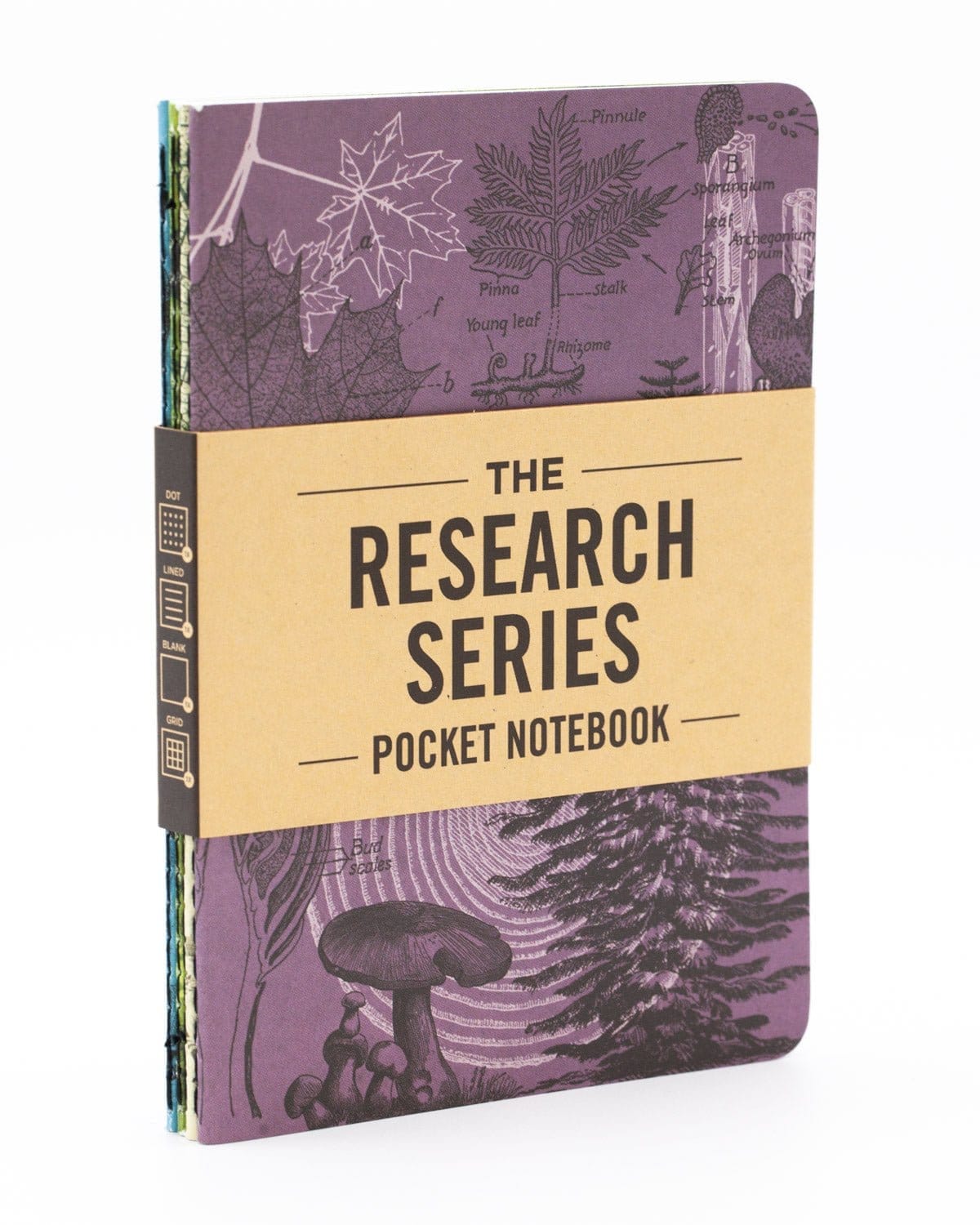 Natural Science Pocket Notebook 4-pack