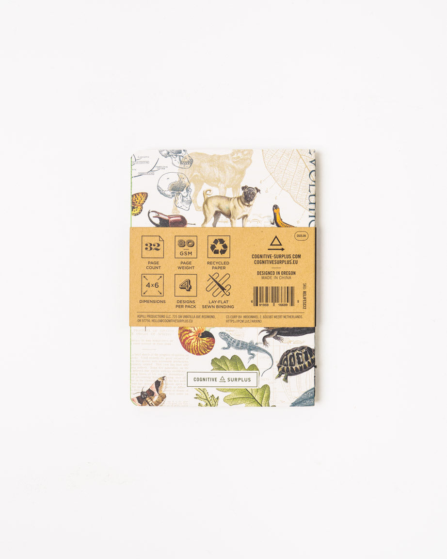 Life Science Pocket Notebook 4-pack