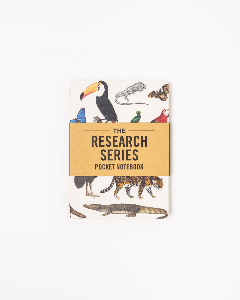 Zoology Pocket Notebook 4-pack