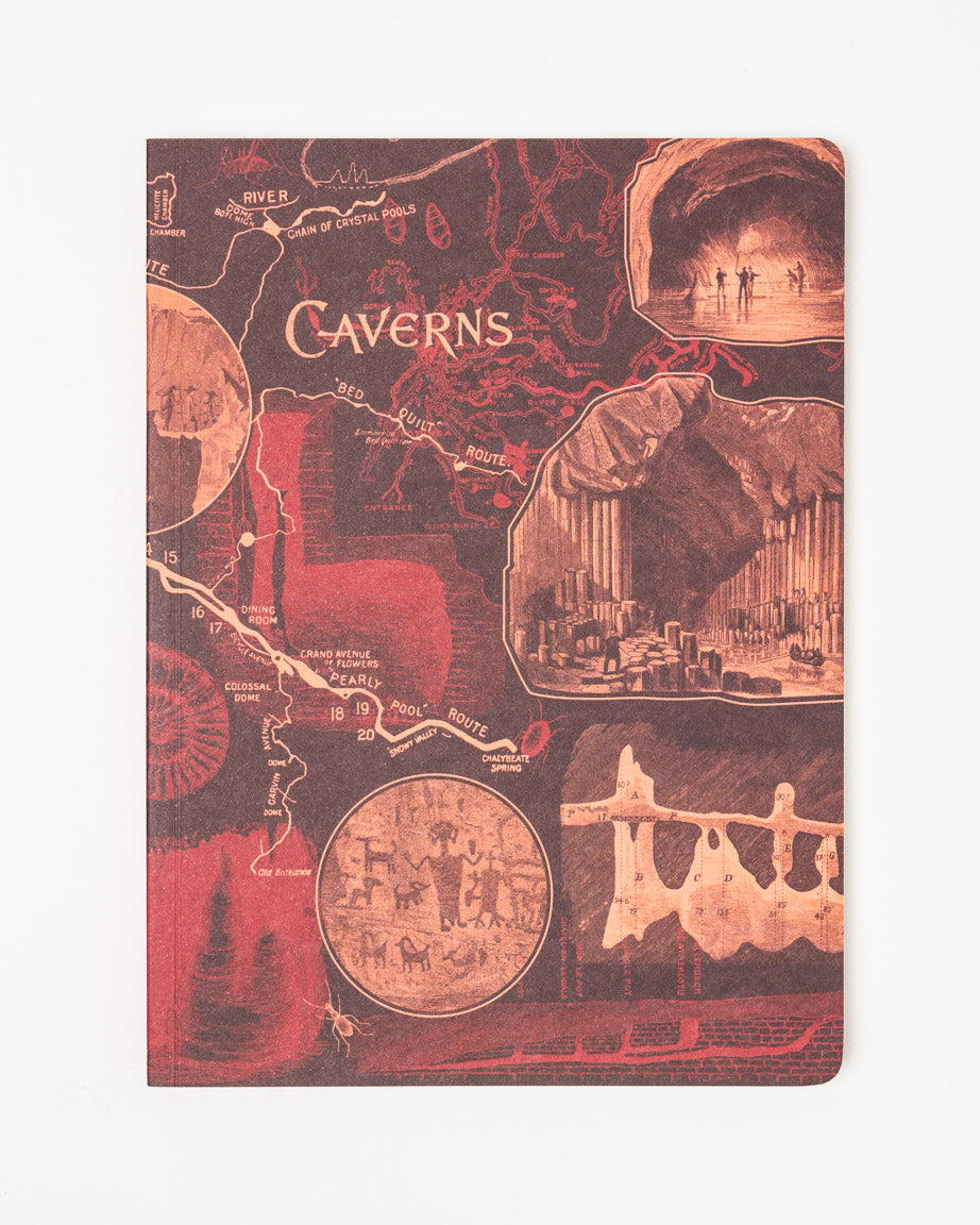 Caverns Softcover Notebook - Dot Grid
