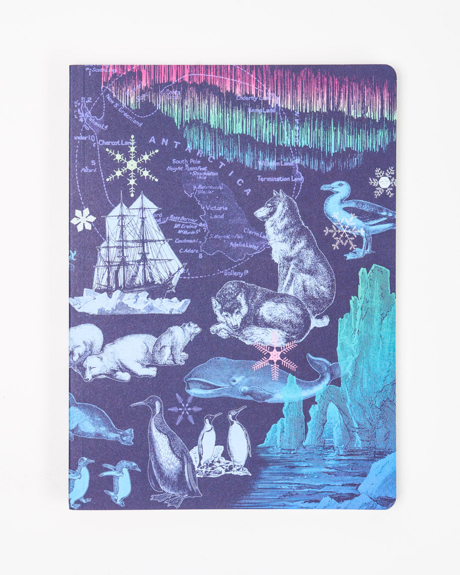 Polar Region Softcover Notebook - Lined