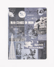 Space Race Softcover Notebook - Dot Grid