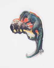 Dinosaur Fight Sticker