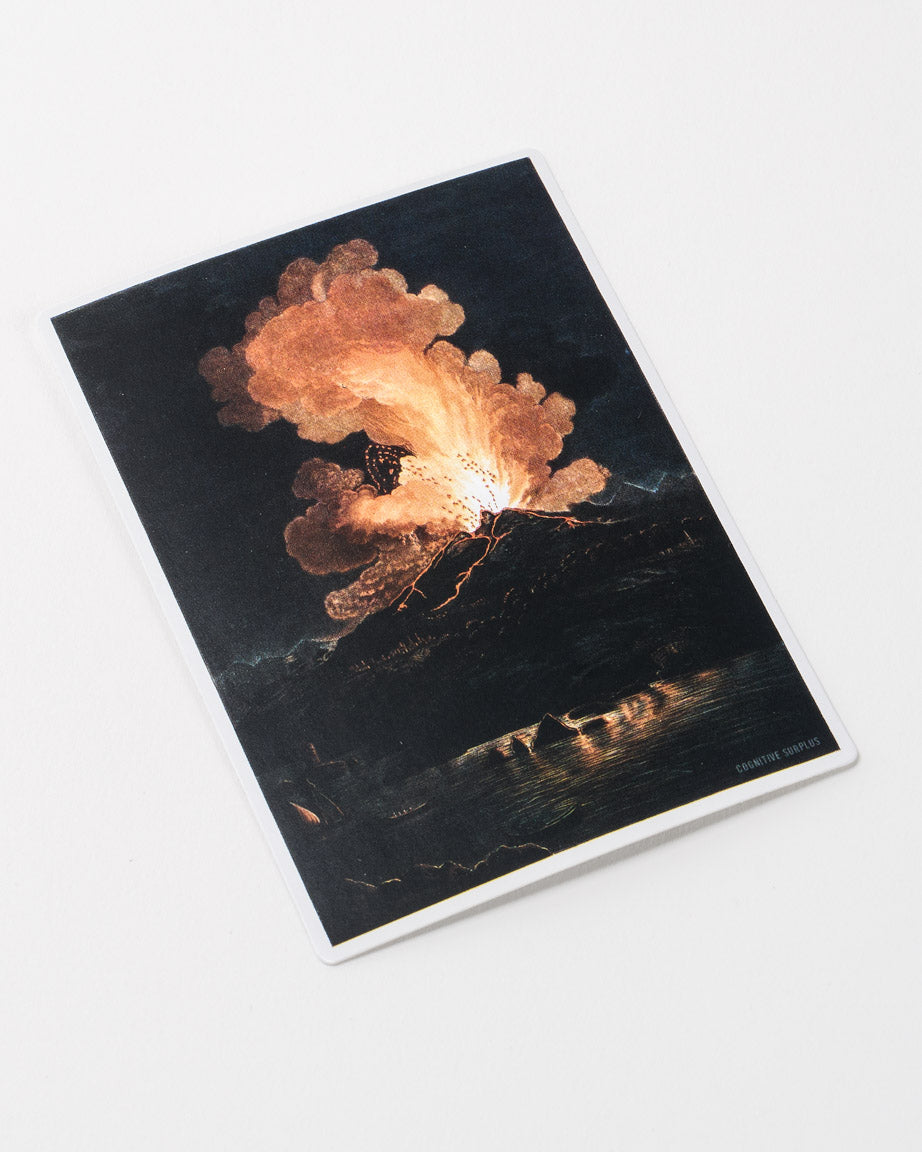 Volcanic Eruption Sticker