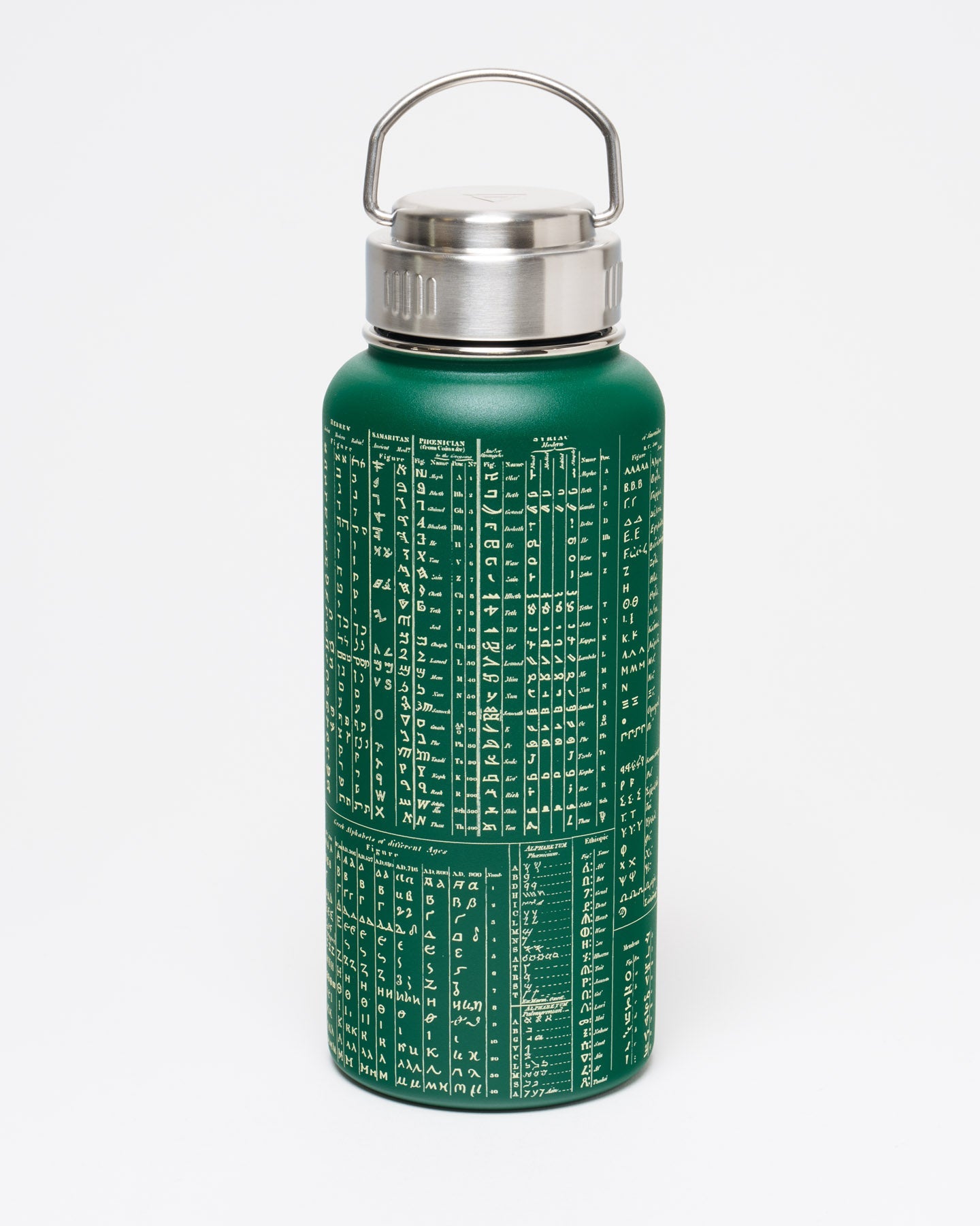 Linguistics 32 oz Steel Bottle
