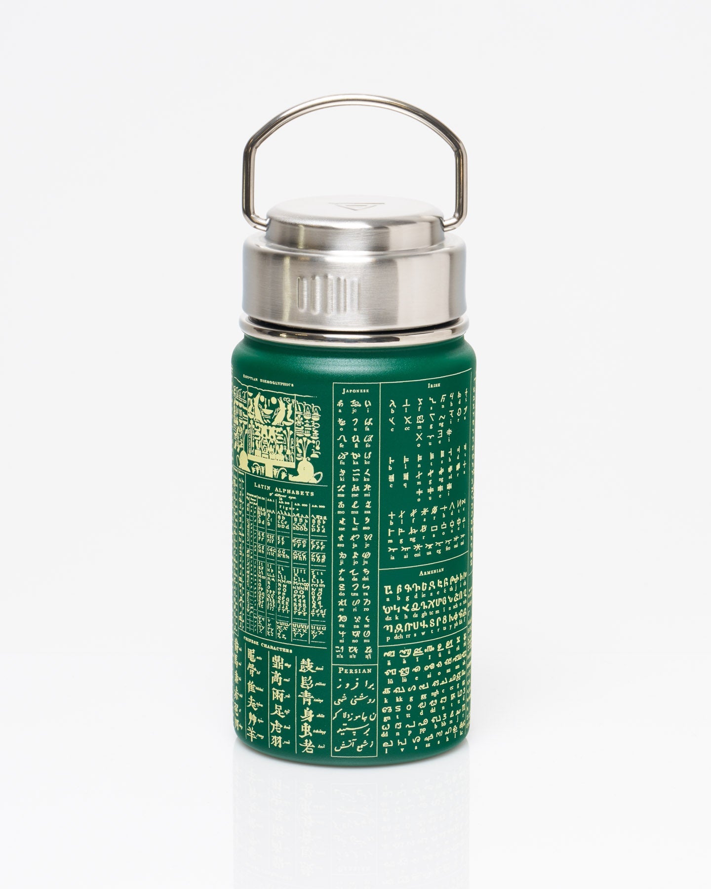 Linguistics 12 oz Steel Bottle